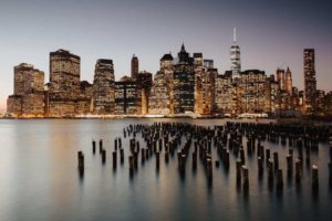 Picture of New York skyline illustrating New York's waterways