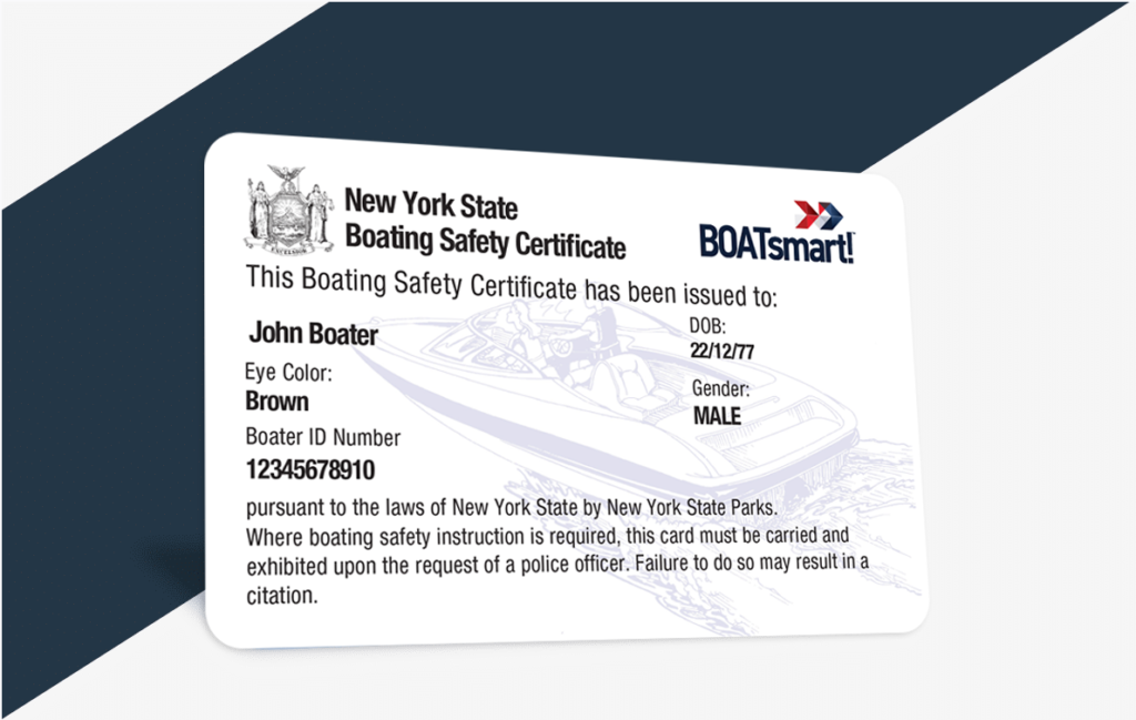 NY Boat Registration and Boater Education Card requirements.