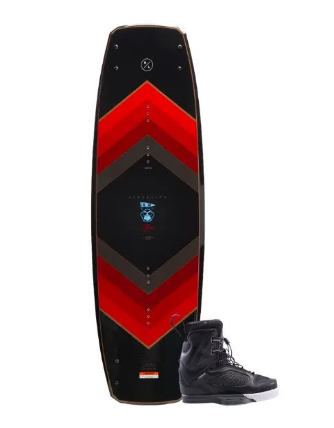 Image of the Ronix Vault wakeboard with District Bindings