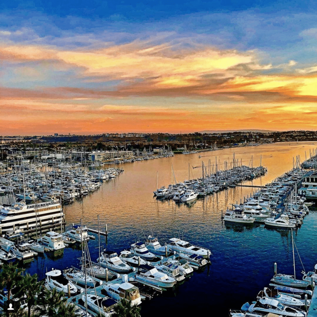 Picture of Marina Del Ray, concept of boating in California