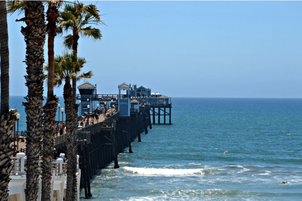 The pier at Oceanside California.
