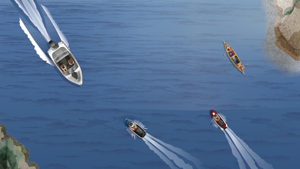 Reckless boat operation