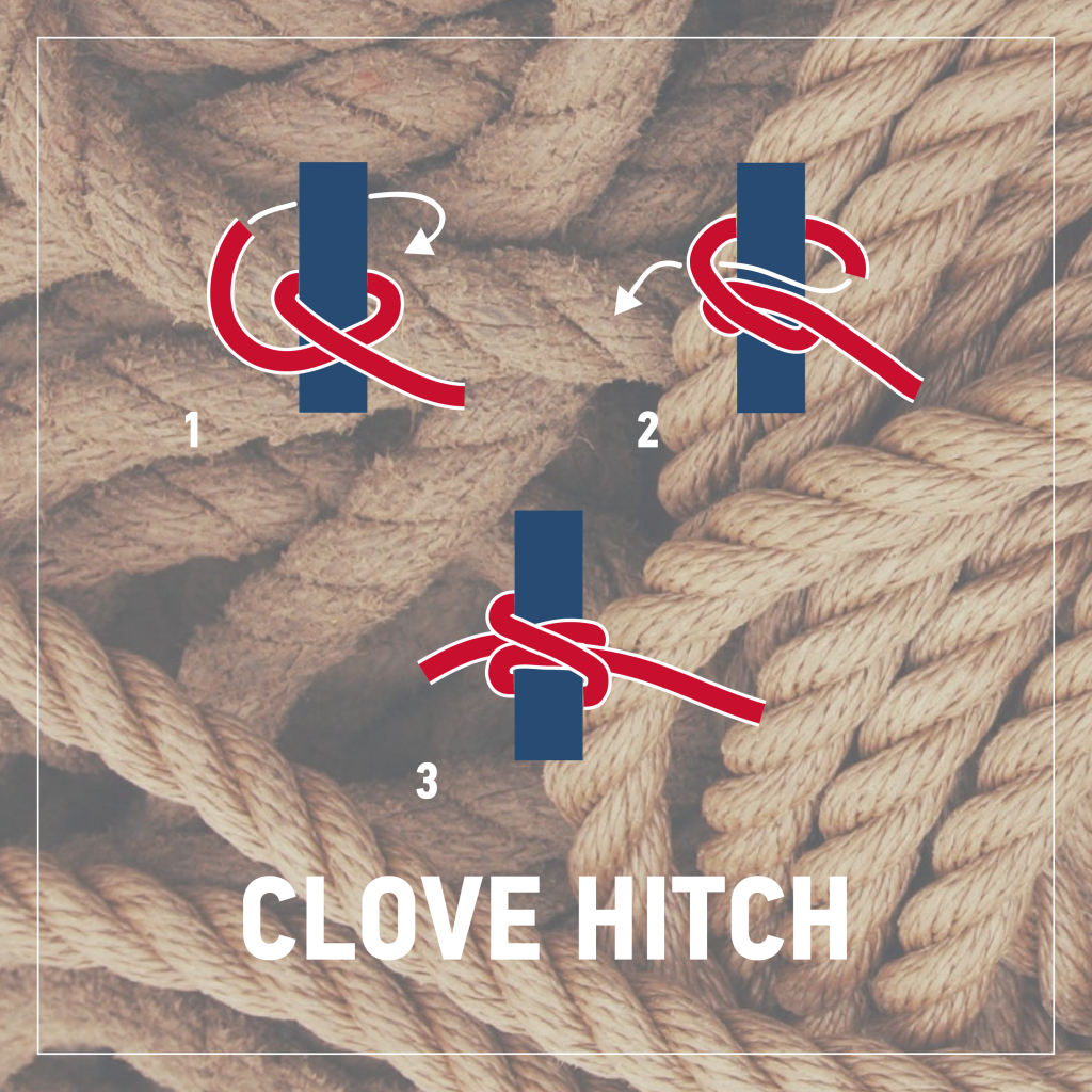 boatsmart nautical knots clove hitch