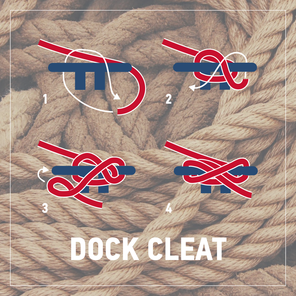 boatsmart nautical knots dock cleat