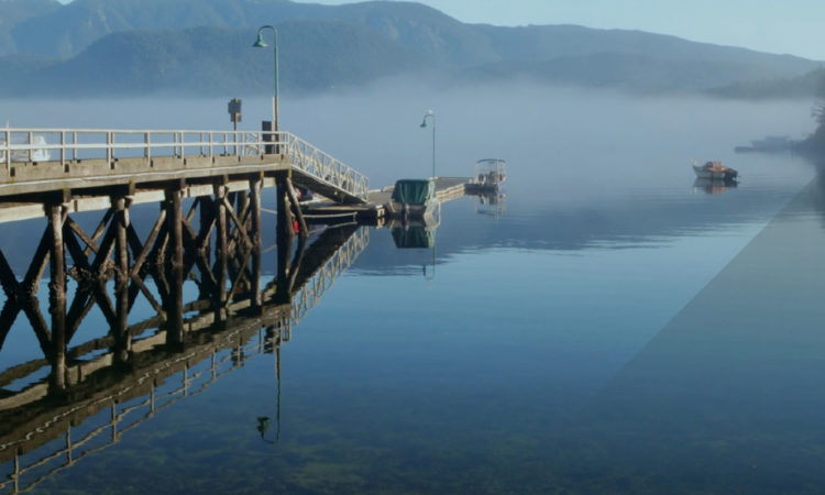 boats at pier in British Columbia