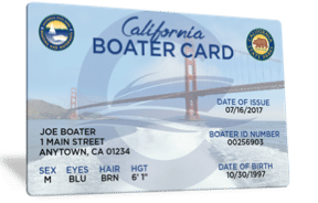 California Boater Card.