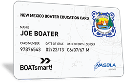 New Mexico Boater Education Card