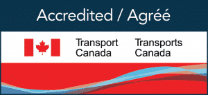 Transport Canada Accredited badge.