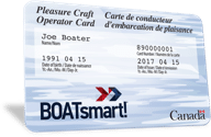 BOATsmart Pleasure Craft Operator Card