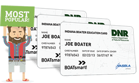 Lost Indiana Boater Education Card 3 Pack Bundle