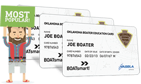 Lost Oklahoma Boater Education Card 3 Pack Bundle