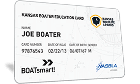 Kansas Boater Education Card