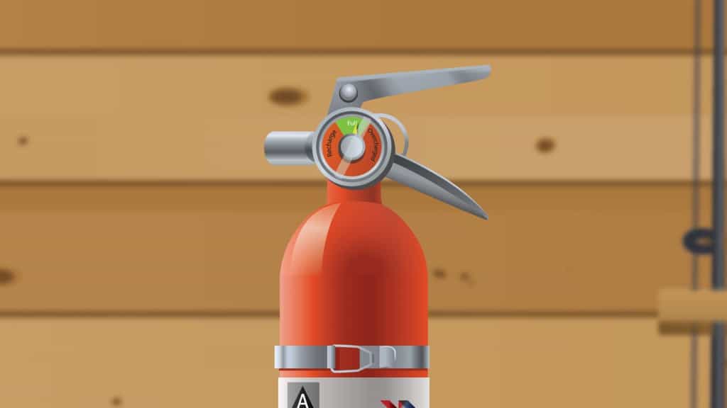 Fully charged Fire Extinguisher