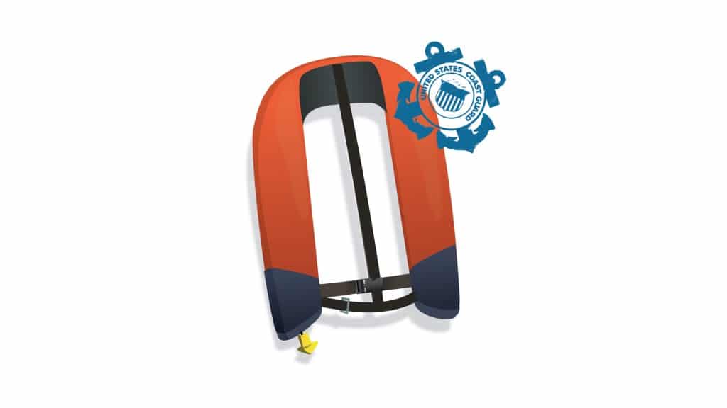 USCG Approved Inflatable Life jacket